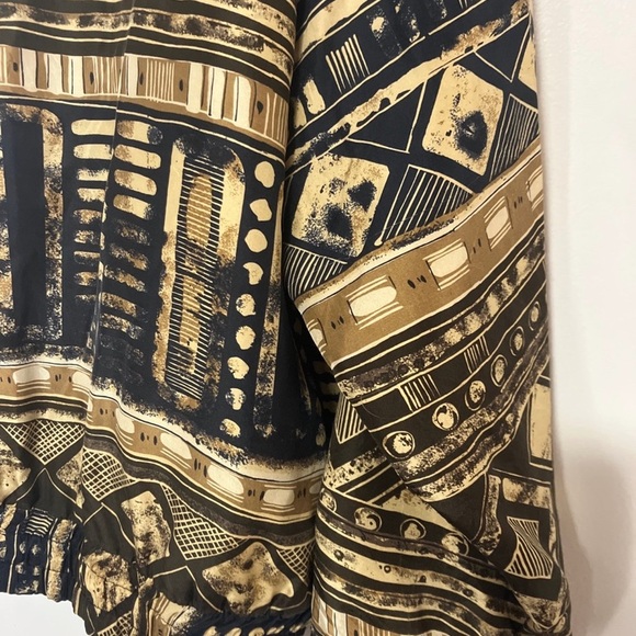 Vintage silk zip up jacket - Picture 11 of 12